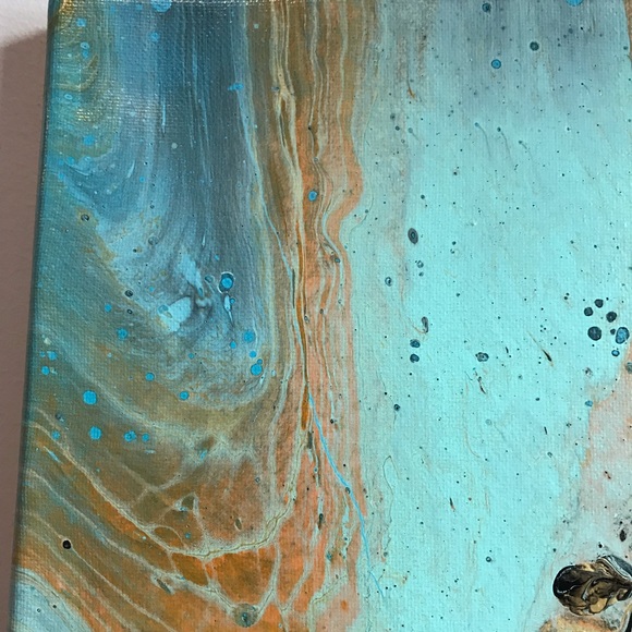 Abstract art Riding the Wave 16 x 20 original artwork signed by artist - Picture 5 of 9